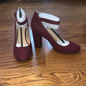 Burgundy heels